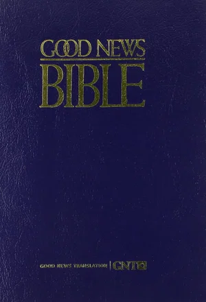 GNT Good News Bible - Large Print-Blue Softcover