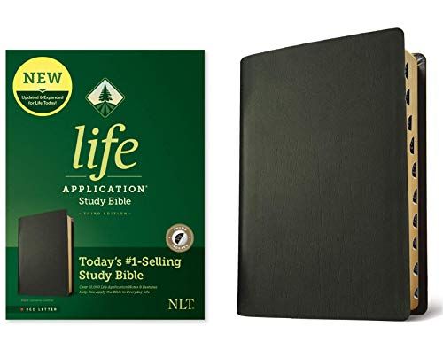 Image of NLT Life Application Study Bible, Third Edition -Genuine Leather, Black, Indexed