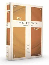 KJV, Amplified, Parallel Bible, Large Print, Hardcover