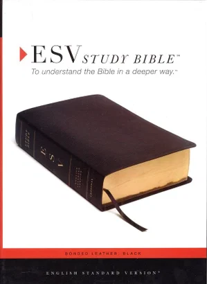 ESV Study Bible-Black Bonded Leather