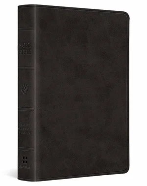 ESV Value Large Print Compact Bible -Trutone, Black