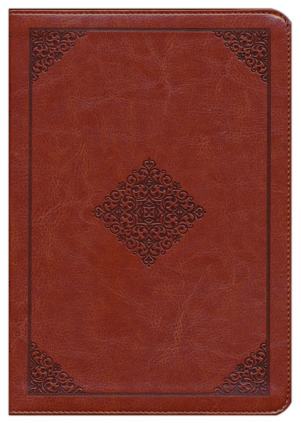 Image of ESV Study Bible/Personal Size-Saddle Ornament Design TruTone