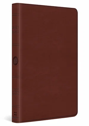 ESV Large Print Value Thinline Bible-Chestnut TruTone