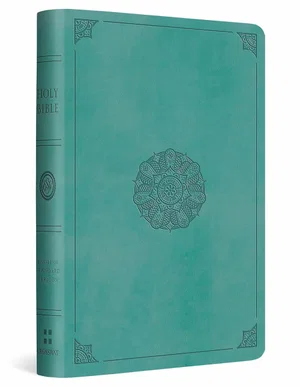 ESV Value Compact Bible -Trutone, Turquoise, Emblem Design