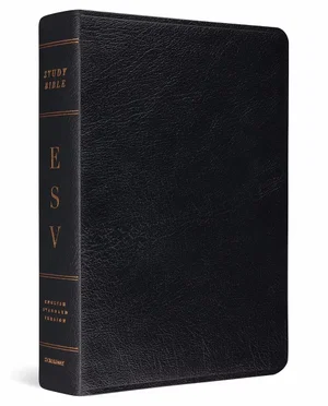 ESV Study Bible Black Genuine Leather Thumb Indexed