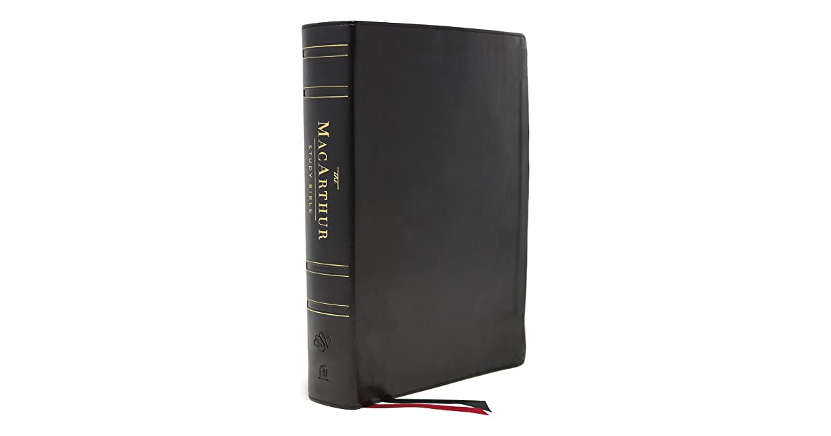Image of ESV MacArthur Study Bible Genuine Leather