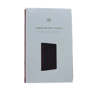 ESV Premium Gift Bible (TruTone, Ruby, Vine Design)