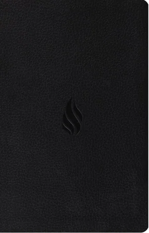 ESV Premium Gift Bible - Black w/ Flame Design
