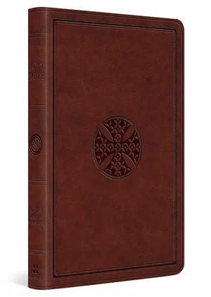ESV Value Thinline Bible (Trutone, Brown, Mosaic Cross Design)