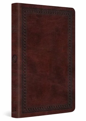 ESV Premium Gift Bible (Trutone, Mahogany, Border Design)