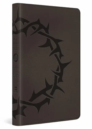 ESV Premium Gift Bible (Trutone, Charcoal, Crown Design)