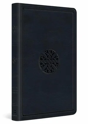 ESV Premium Gift Bible (Trutone, Navy, Mosaic Cross Design)