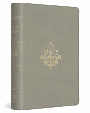 ESV Large Print Compact Bible, Red Letter (Trutone, Stone, Branch Design)