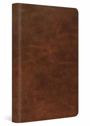 ESV Thinline Bible, Red Letter (Full Grain Leather, Deep Brown)
