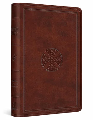 ESV Value Compact Bible (Trutone, Chestnut, Mosaic Cross Design)