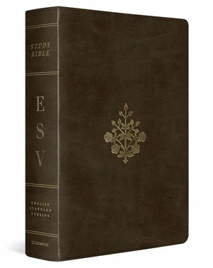 ESV Study Bible, Large Print (Trutone, Olive, Branch Design)