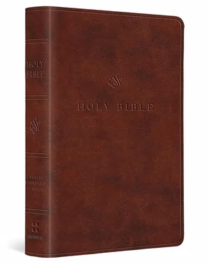 ESV Value Large Print Compact Bible (Trutone, Chestnut)