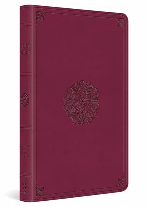 ESV Premium Gift Bible (Trutone, Raspberry, Emblem Design)