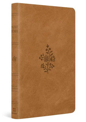 ESV Premium Gift Bible (Trutone, Nubuck Caramel, Wildflower Desig