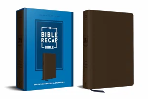 The Bible Recap 365-Day Chronological Study Bible: ESV Brown Imitation Leather