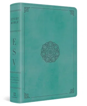 ESV Study Bible, Personal Size (Trutone, Turquoise, Emblem Design