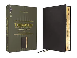 ESV Thompson Chain-Reference Bible, Large Print, Black, Indexed