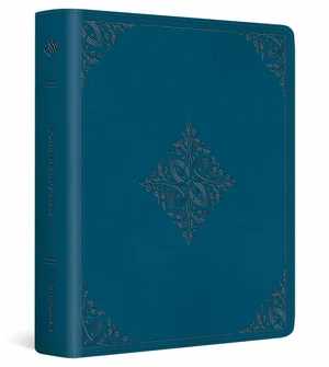 ESV Journaling Bible (TruTone, Deep Teal, Fleurde-lis Design)