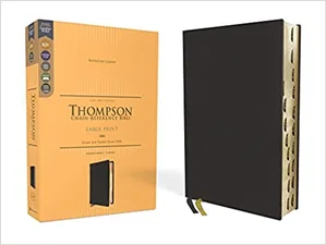KJV Thompson Chain-Reference Bible , Genuine Leather, Thumb Indexed LG Print
