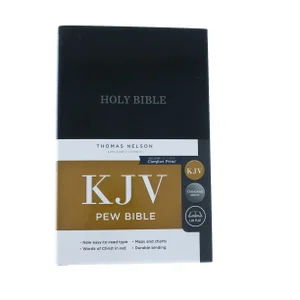 KJV, Pew Bible, Hardcover, Black, Red Letter Edition