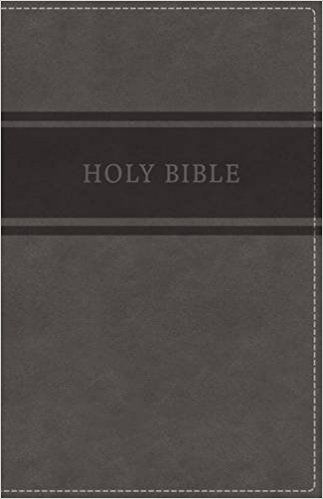 Image of KJV Deluxe Gift Bible Comfort Print-Gray Leathersoft