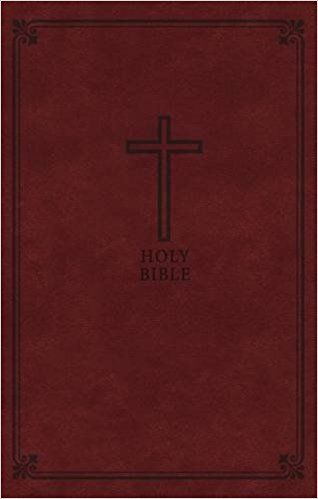 KJV Deluxe Gift Bible Comfort Print -Rich Auburn Leathersoft