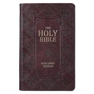 KJV Giant Print Brown LuxLeather Leather Thumb Index