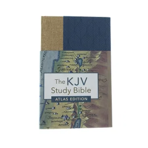 KJV Study Bible: Atlas Edition -Woodland Thumb-Indexed