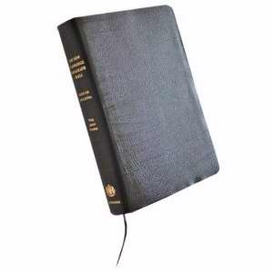 KJV Cambridge Personal Size Paragraph -Black Calfskin Leather