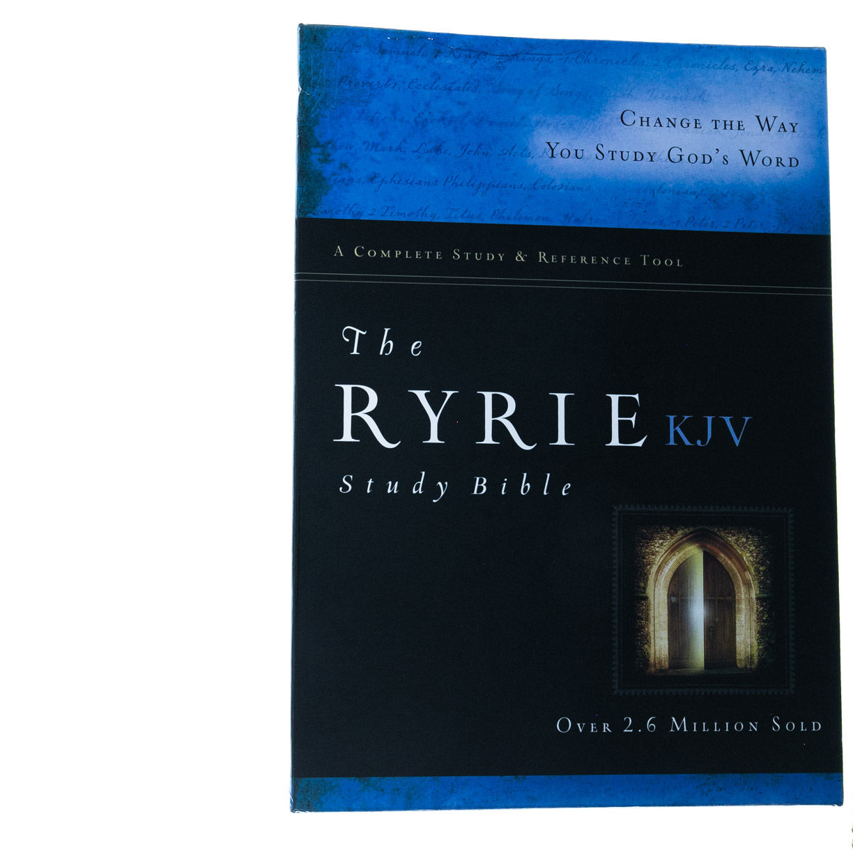 Image of KJV Ryrie Study Bible w/DVD-Black Genuine Leather
