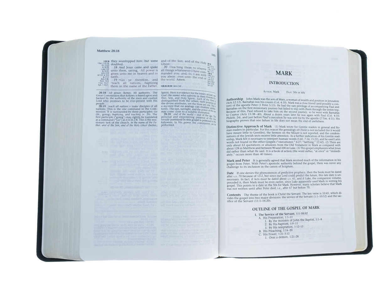KJV Ryrie Study Bible w/DVD-Black Genuine Leather | Living Waters Book ...