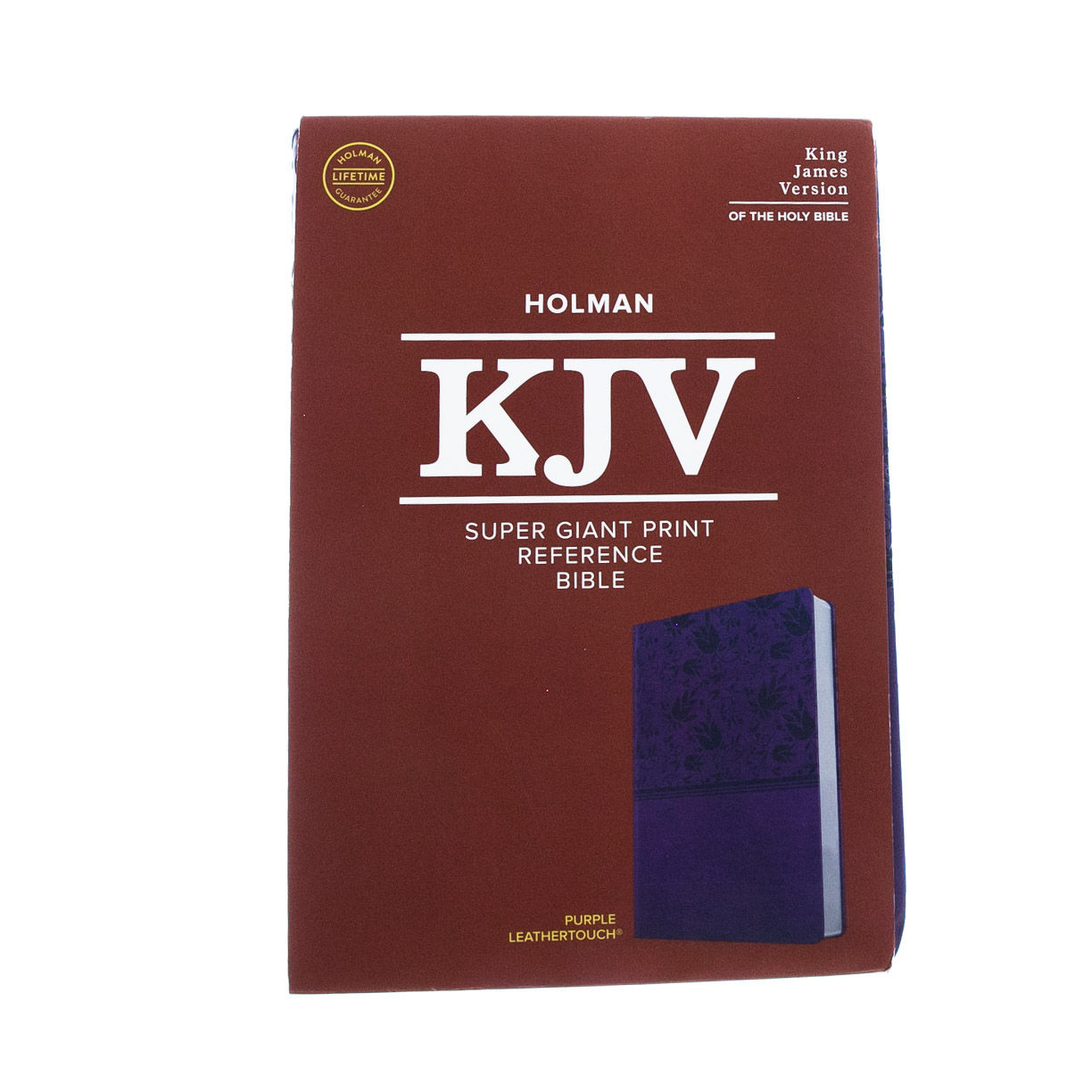 Image of KJV Super Giant Print Reference Bible, Purple Leathertouch