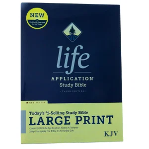 KJV Life Application Study Bible, Large Print, Red Letter, HC