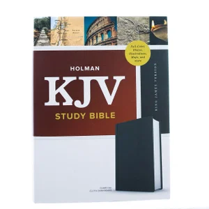 KJV Study Bible, Full-Colour, Charcoal Cloth-Over-Board: Study Notes,