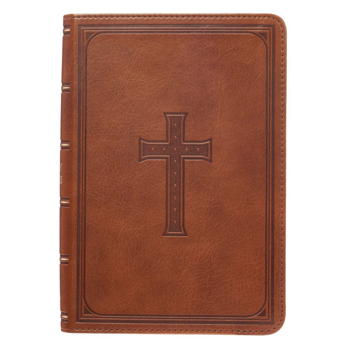 Image of KJV Compact Large Print Lux-Leather Tan – Large Print