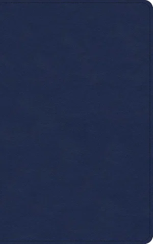 KJV Single-Column Personal Size Bible, Navy Leathertouch
