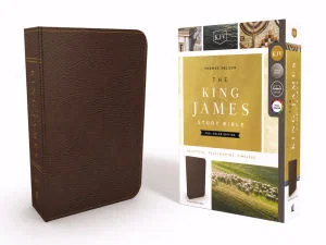 KJV Study Bible, Bonded Leather, Brown