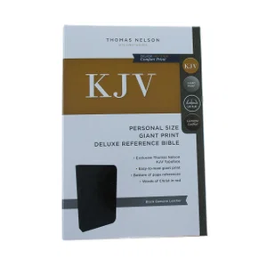 KJV, Deluxe Reference Bible, Personal Size Giant Print, Black