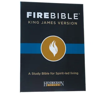 KJV Fire Bible: Black Bonded Leather Edition