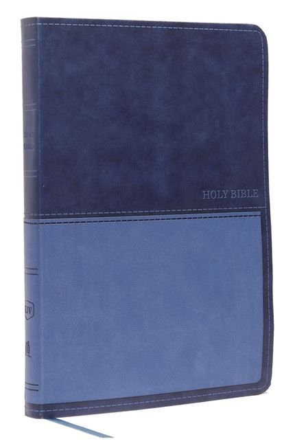 Image of KJV, Value Thinline Bible, Large Print, Leathersoft, Blue