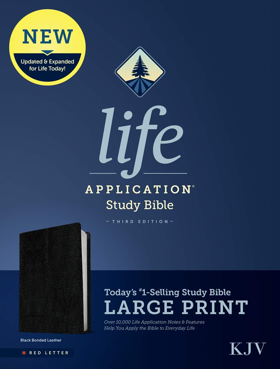 Image of KJV Life Application Study Bible, Third Edition, Large Print (Red Letter, Bonded