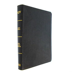 KJV Giant Print Reference Bible, Black LeatherTouch, Indexed