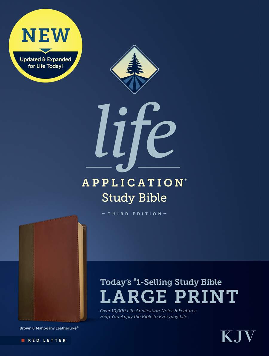 Image of KJV Life Application Study Bible, Third Edition, Large Print