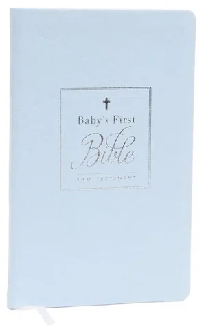 KJV Baby's First New Testament, Leathersoft, Blue