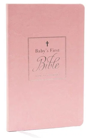 KJV Baby's First New Testament, Leathersoft, Pink